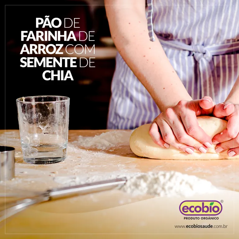 Receita: Pão de Farinha de Arroz com Semente de Chia